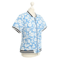 Stefanel Short sleeve jacket with floral pattern