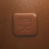 Mcm "Strong Top Zip Medium Pouch" in black