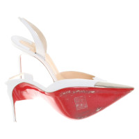 Christian Louboutin Slingback pumps in white