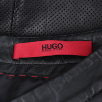 Hugo Boss Gonna in Pelle in Nero