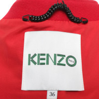Kenzo manteau surdimensionné en rouge