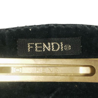 Fendi Hair accessory Suede in Black