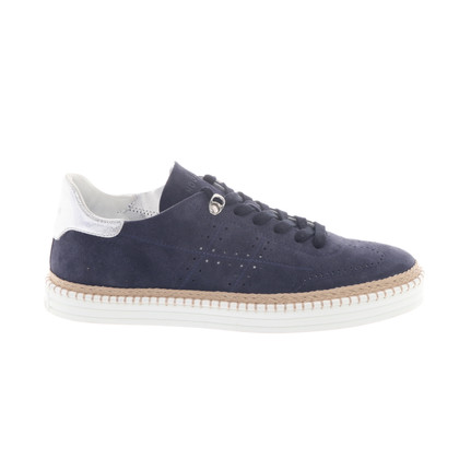 Hogan Lace-up shoes Leather in Blue