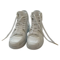 Balmain Chaussures de sport en Cuir en Blanc