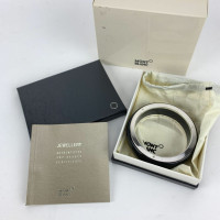 Mont Blanc Bracelet/Wristband Silver in Black