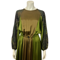 Ottod'ame  Dress Viscose in Olive