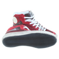Golden Goose Red sneakers leather