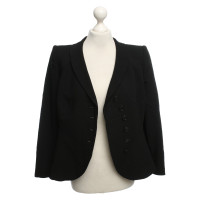 Armani Collezioni Blazer aus Wolle in Schwarz