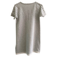 Pinko Kleid aus Baumwolle in Grau