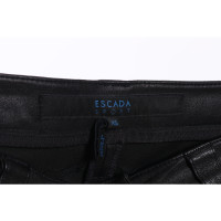 Escada Trousers Leather in Black