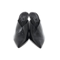 Agl Sandals Leather in Black