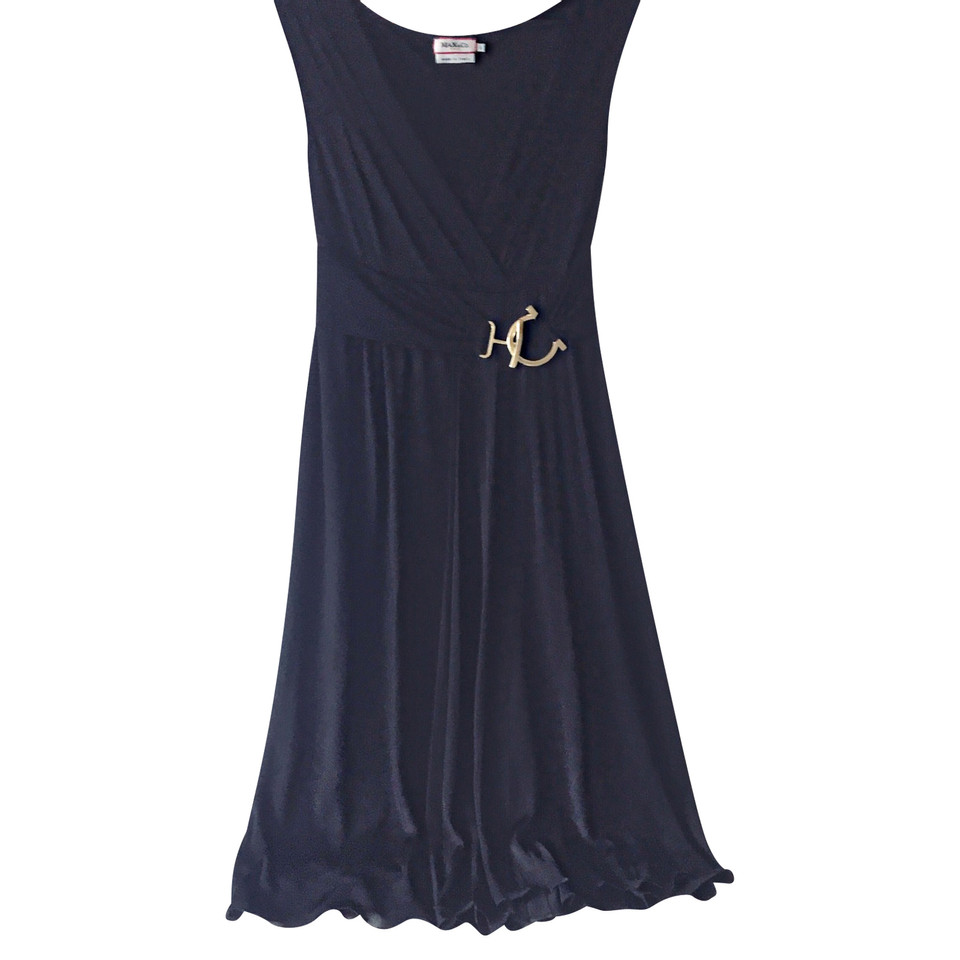 Max & Co Max & Co Black Dress With Gold Details