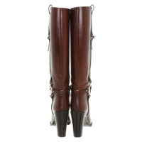 Gucci Boots Leather in Brown