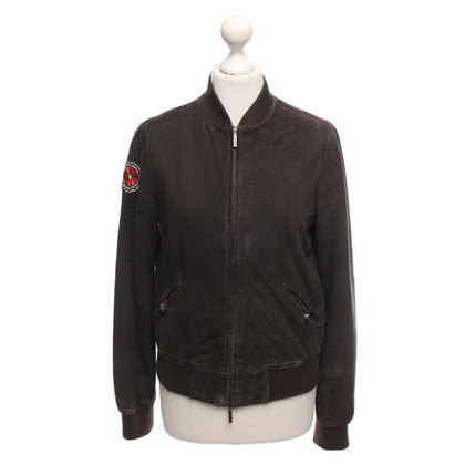Kenzo Jacket/Coat Leather in Brown