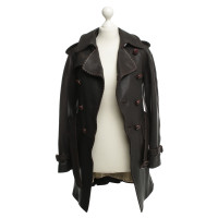 Jean Paul Gaultier Leather jacket in dark brown