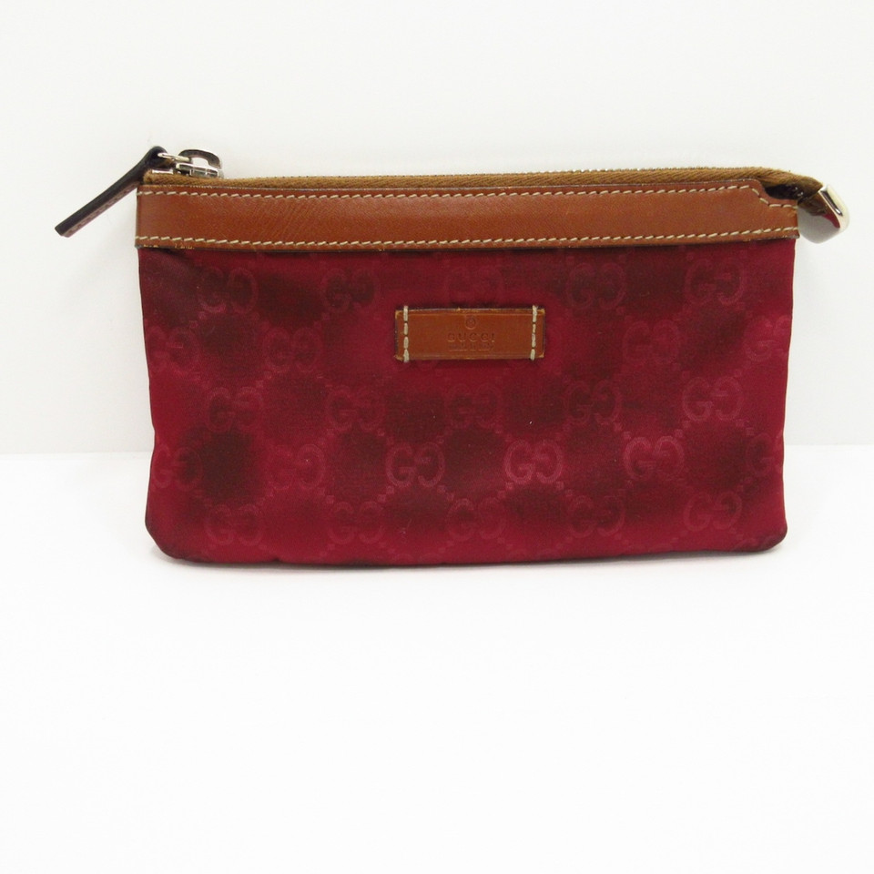 Gucci Clutch Canvas in Rood