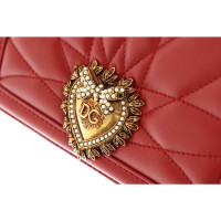 Dolce & Gabbana Devotion en Cuir en Rouge