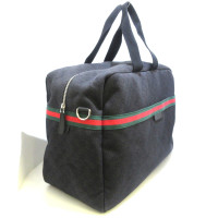 Gucci Reisetasche aus Canvas in Schwarz