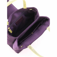 Bulgari Handtas Zijde in Violet