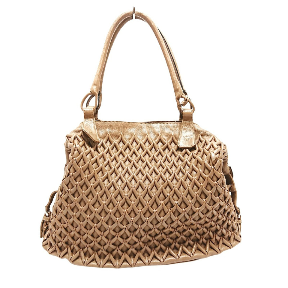 Salvatore Ferragamo Handbag Leather in Brown