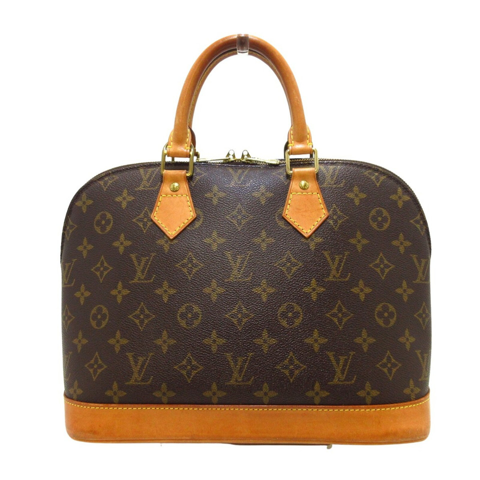 Louis Vuitton Alma PM32 in Tela in Marrone