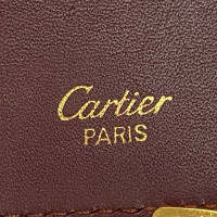 Cartier Tasje/Portemonnee Leer in Bordeaux
