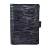 Louis Vuitton Agenda Fonctionnel PM 10cm en Cuir en Noir