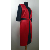 Marcel Ostertag Dress Silk in Red