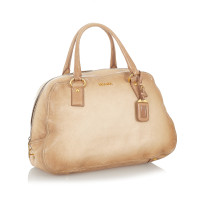 Prada Handbag Leather in Cream