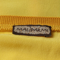 Maliparmi Oberteil aus Seide in Gelb