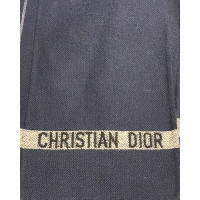 Christian Dior Giacca/Cappotto in Cotone in Nero