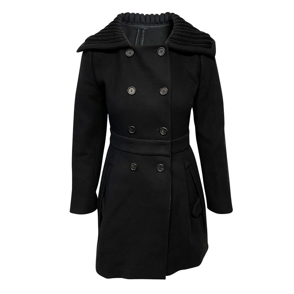 Prada Jacket/Coat Wool in Black