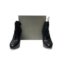 Alexander McQueen Bottines en Cuir en Noir