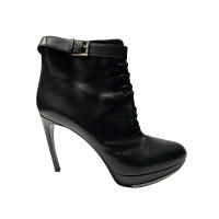 Alexander McQueen Bottines en Cuir en Noir