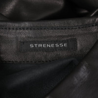 Strenesse Top en Cuir en Noir