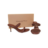 Gianvito Rossi Sandals Leather in Bordeaux