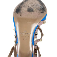 Valentino Garavani Sandals Leather in Blue