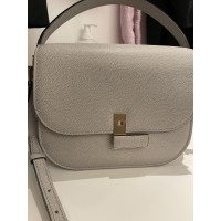 Valextra Iside Crossbody Bag Leather in Grey