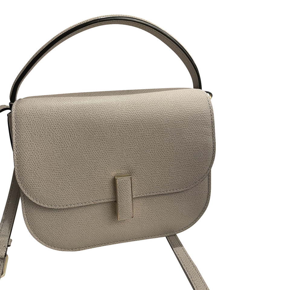 Valextra Iside Crossbody Bag Leather in Grey