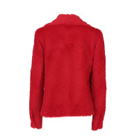Fendi Jacke/Mantel aus Pelz in Rot