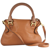 Chloé Marcie Bag Large Leer in Bruin