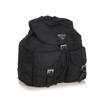 Prada Rucksack aus Baumwolle in Schwarz