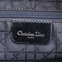 Christian Dior Umhängetasche aus Baumwolle in Blau