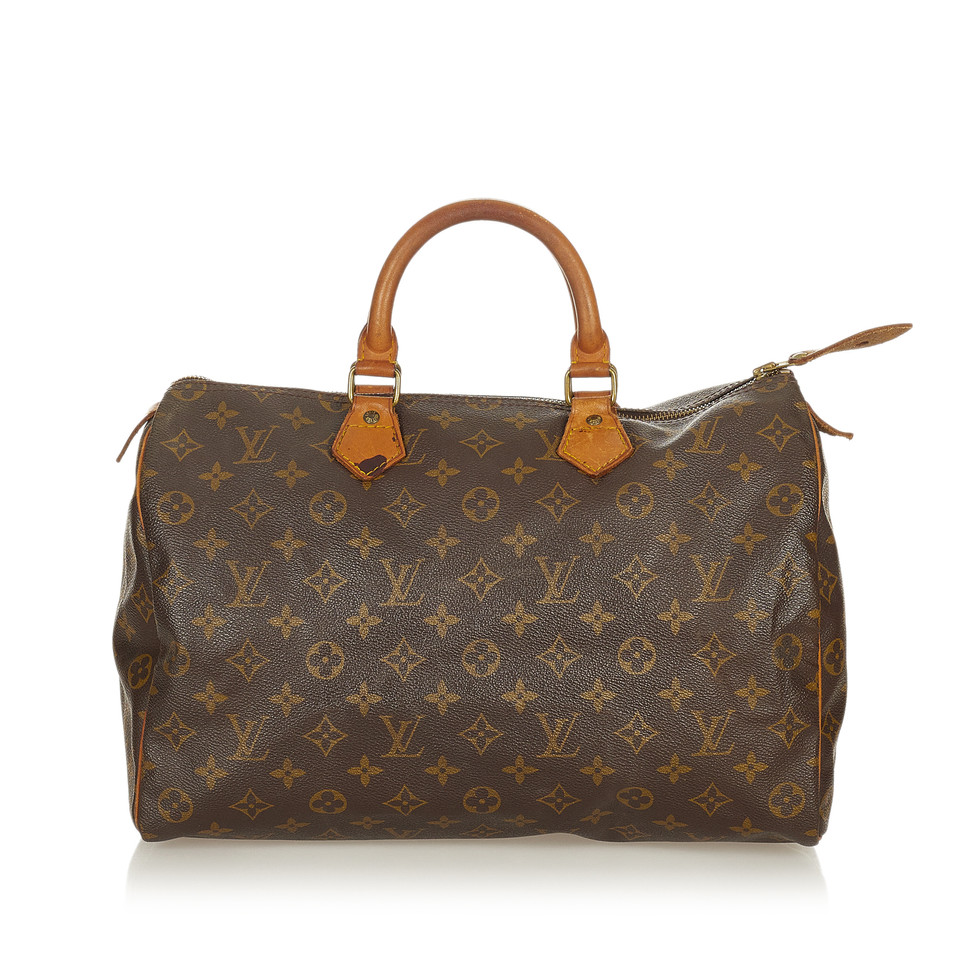 Louis Vuitton Speedy 35 aus Canvas in Braun