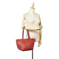Prada Tote bag Leather in Red