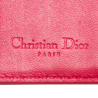 Christian Dior Tasje/Portemonnee Leer in Rood