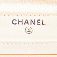 Chanel Täschchen/Portemonnaie aus Kaschmir in Weiß