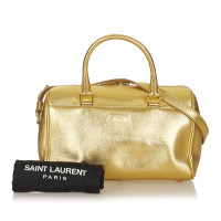 Saint Laurent Baby Duffle Bag Leather in Gold