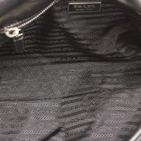 Prada Sac à bandoulière en Coton en Noir