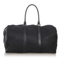 Prada Sac de voyage en Coton en Noir